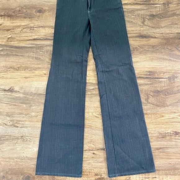 EDUN Retro High Rise Flare leg stretch jeans in Light black Size 26 NWT - Picture 2 of 12